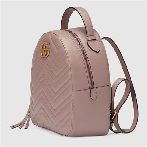 pink and red gucci backpack|Gucci gg marmont backpack.